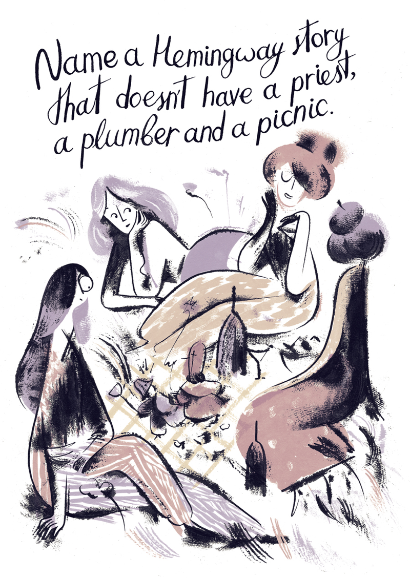 Roman Muradov's "Picnic, Priest, And Plumber"